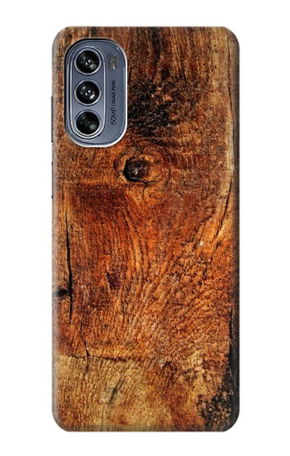 S1140 Wood Skin Graphic Case For Motorola Moto G62 5G