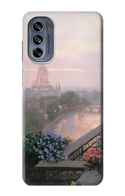 S1443 Terrace in Paris Eifel Case For Motorola Moto G62 5G