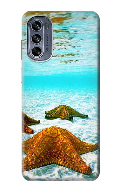 S1679 Starfish Sea Beach Case For Motorola Moto G62 5G