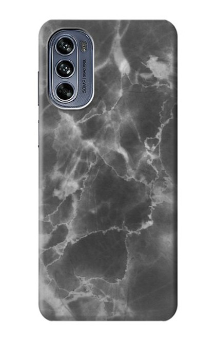 S2526 Black Marble Graphic Printed Case For Motorola Moto G62 5G
