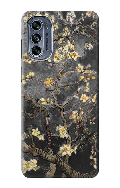 S2664 Black Blossoming Almond Tree Van Gogh Case For Motorola Moto G62 5G