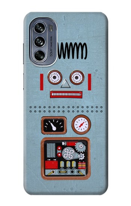 S3040 Retro Robot Toy Case For Motorola Moto G62 5G