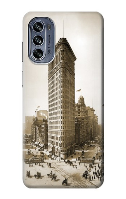 S3046 Old New York Flatiron Building Case For Motorola Moto G62 5G