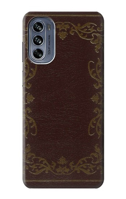 S3553 Vintage Book Cover Case For Motorola Moto G62 5G