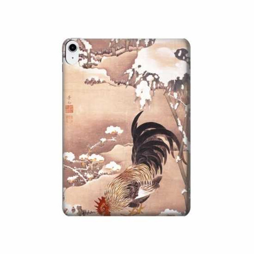 S1332 Ito Jakuchu Rooster Hard Case For iPad 10.9 (2022)