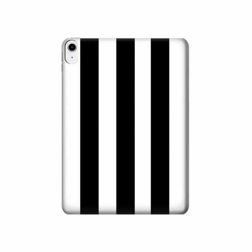 S2297 Black and White Vertical Stripes Hard Case For iPad 10.9 (2022)