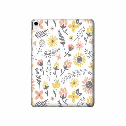 S2354 Pastel Flowers Pattern Hard Case For iPad 10.9 (2022)