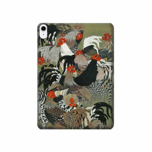 S2699 Ito Jakuchu Rooster Hard Case For iPad 10.9 (2022)