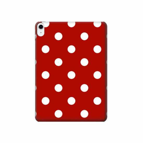 S2951 Red Polka Dots Hard Case For iPad 10.9 (2022)
