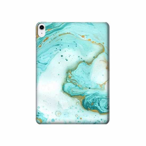 S3399 Green Marble Graphic Print Hard Case For iPad 10.9 (2022)