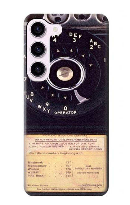 S0086 Payphone Vintage Case For Samsung Galaxy S23