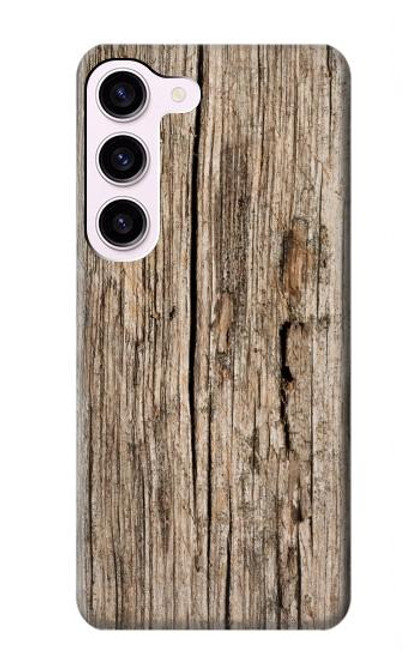 S0600 Wood Graphic Printed Case For Samsung Galaxy S23