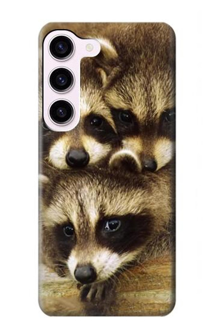 S0977 Baby Raccoons Case For Samsung Galaxy S23