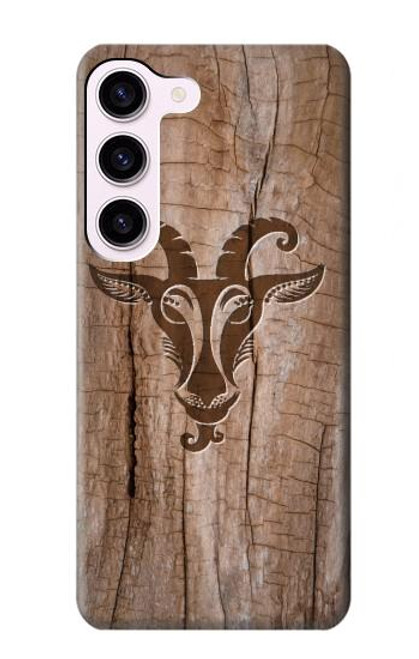 S2183 Goat Wood Graphic Printed Case For Samsung Galaxy S23