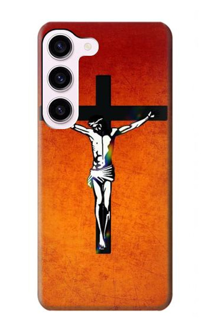 S2421 Jesus Christ On The Cross Case For Samsung Galaxy S23