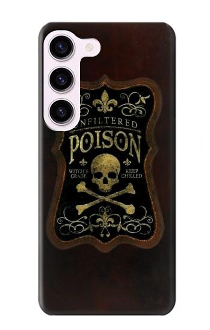 S2649 Unfiltered Poison Vintage Glass Bottle Case For Samsung Galaxy S23