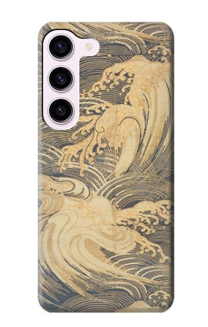 S2680 Japan Art Obi With Stylized Waves Case For Samsung Galaxy S23