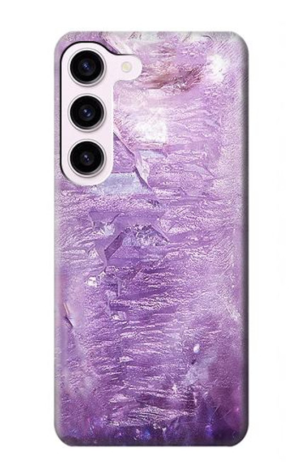 S2690 Amethyst Crystals Graphic Printed Case For Samsung Galaxy S23