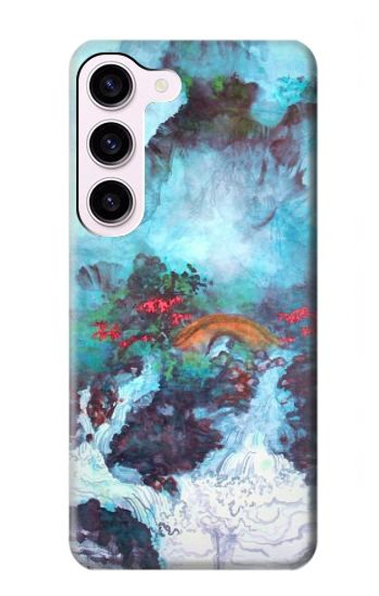 S2724 White Dragon Pool Lui Haisu Case For Samsung Galaxy S23