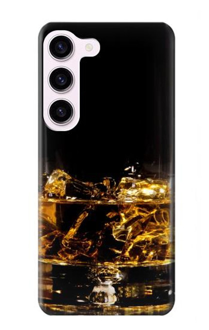 S2742 Ice Whiskey Whisky Glass Case For Samsung Galaxy S23