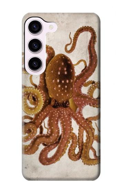 S2801 Vintage Octopus Case For Samsung Galaxy S23