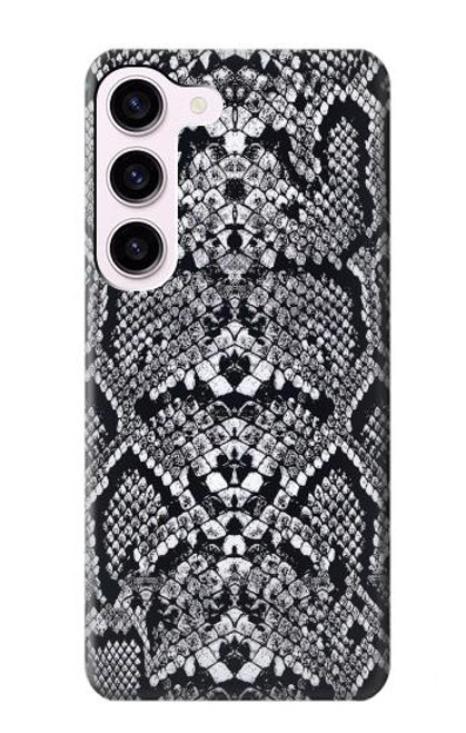 S2855 White Rattle Snake Skin Graphic Printed Case For Samsung Galaxy S23