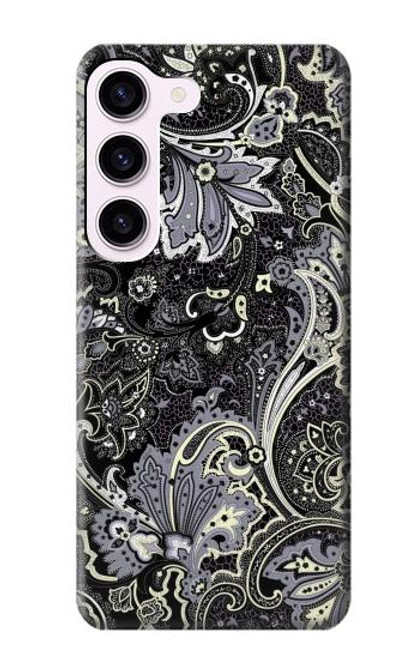 S3251 Batik Flower Pattern Case For Samsung Galaxy S23