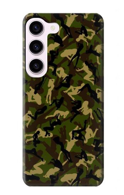 S3356 Sexy Girls Camo Camouflage Case For Samsung Galaxy S23