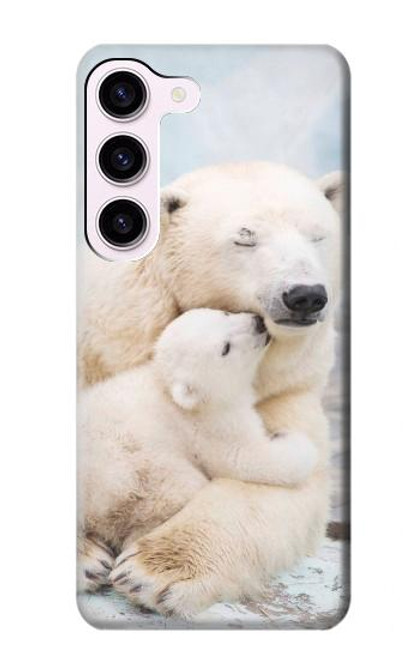 S3373 Polar Bear Hug Family Case For Samsung Galaxy S23