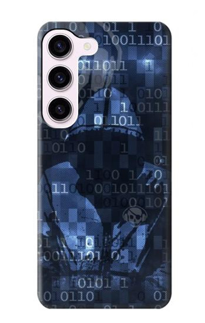 S3431 Digital Code Cyber Hacker Case For Samsung Galaxy S23