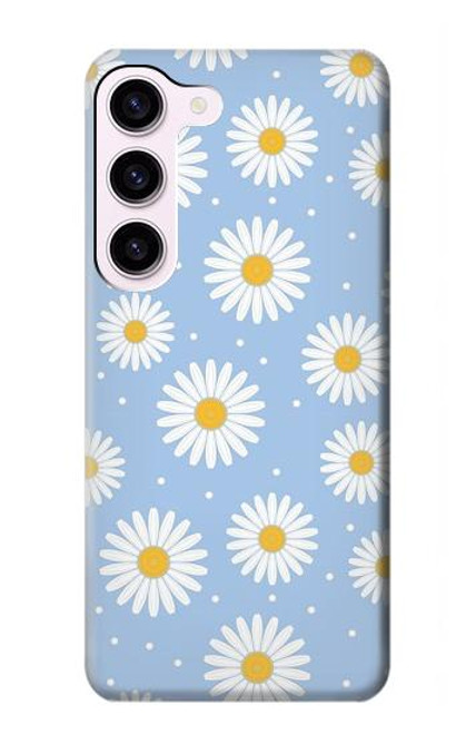 S3681 Daisy Flowers Pattern Case For Samsung Galaxy S23