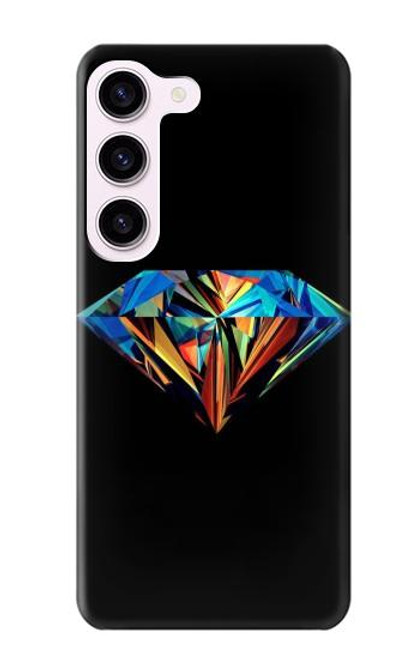 S3842 Abstract Colorful Diamond Case For Samsung Galaxy S23