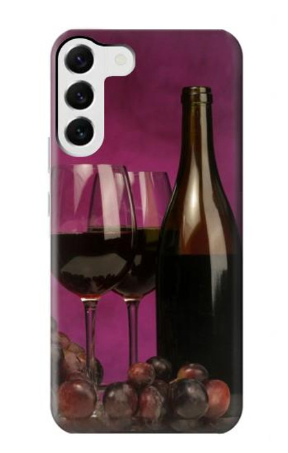 S0910 Red Wine Case For Samsung Galaxy S23 Plus