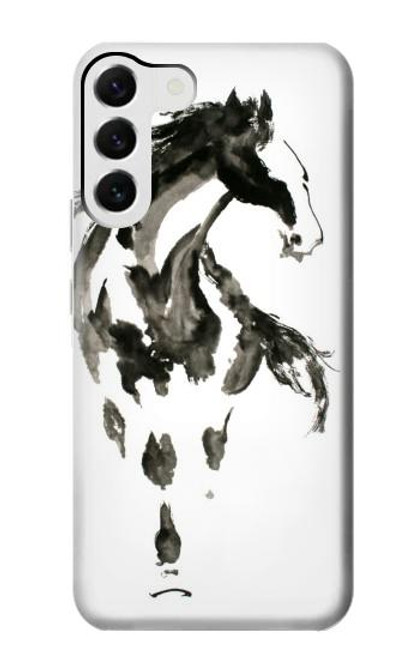 S1031 Horse Paintbrush Case For Samsung Galaxy S23 Plus