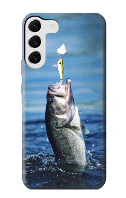 S1594 Bass Fishing Case For Samsung Galaxy S23 Plus