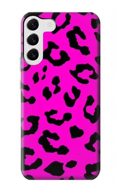 S1850 Pink Leopard Pattern Case For Samsung Galaxy S23 Plus