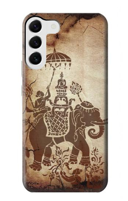 S2102 Thai Art Buddha on Elephant Case For Samsung Galaxy S23 Plus