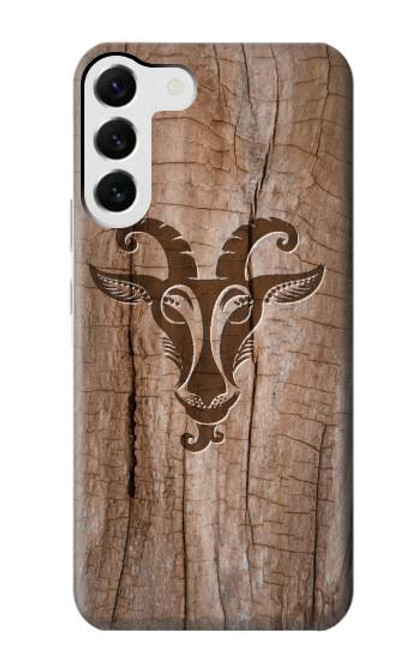 S2183 Goat Wood Graphic Printed Case For Samsung Galaxy S23 Plus
