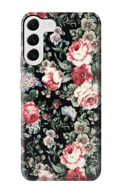 S2727 Vintage Rose Pattern Case For Samsung Galaxy S23 Plus