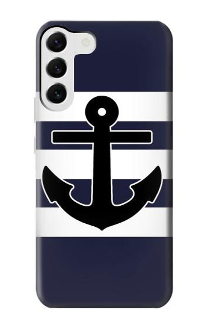 S2758 Anchor Navy Case For Samsung Galaxy S23 Plus