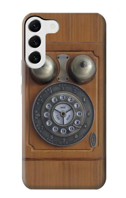 S3146 Antique Wall Retro Dial Phone Case For Samsung Galaxy S23 Plus