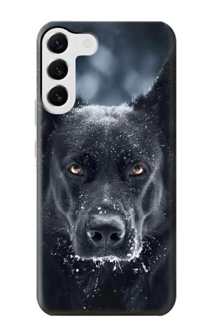 S3168 German Shepherd Black Dog Case For Samsung Galaxy S23 Plus