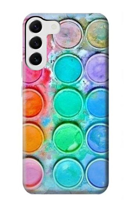 S3235 Watercolor Mixing Case For Samsung Galaxy S23 Plus