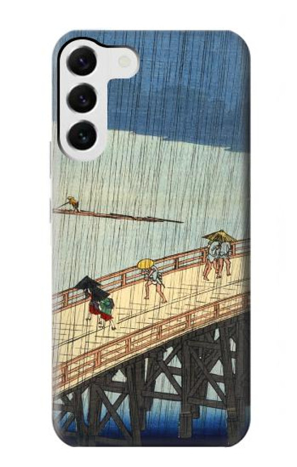 S3347 Utagawa Hiroshige Sudden shower Case For Samsung Galaxy S23 Plus