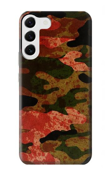 S3393 Camouflage Blood Splatter Case For Samsung Galaxy S23 Plus