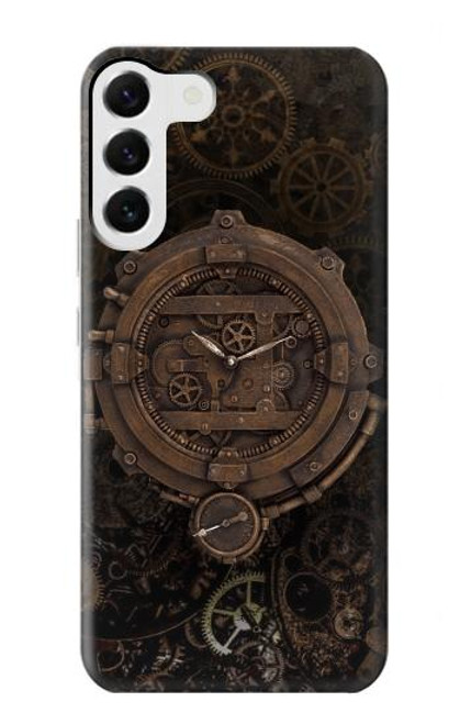 S3902 Steampunk Clock Gear Case For Samsung Galaxy S23 Plus