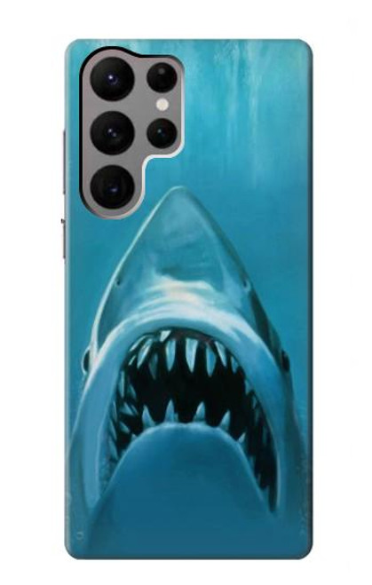 S0830 White Shark Case For Samsung Galaxy S23 Ultra