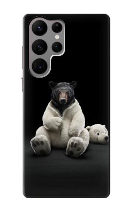 S0878 Black Bear Case For Samsung Galaxy S23 Ultra