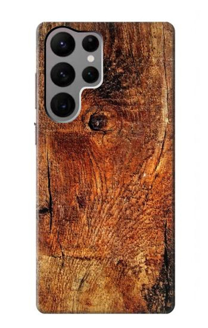 S1140 Wood Skin Graphic Case For Samsung Galaxy S23 Ultra