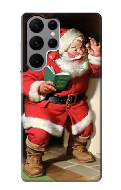 S1417 Santa Claus Merry Xmas Case For Samsung Galaxy S23 Ultra